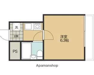 牛田フラッツ【2階】の間取り