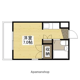 キングスコート【1階】の間取り
