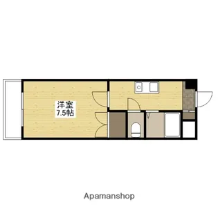 メゾンミカド【4階】の間取り