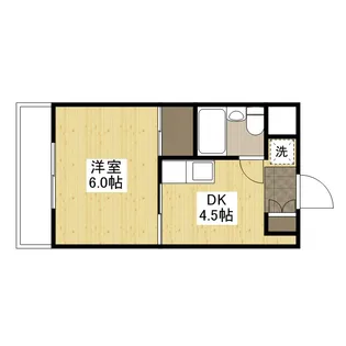 第2山中ビル【5階】の間取り