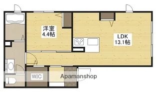 ルーイッヒハイム【1階】の間取り