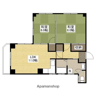 重岡ビル【5階】の間取り