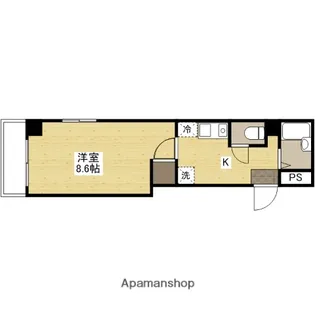 エンゼルハート【4階】の間取り