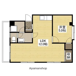 コウジン第二ビル【4階】の間取り