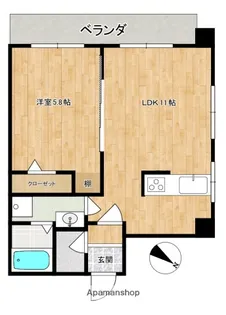 中野ビル【2階】の間取り