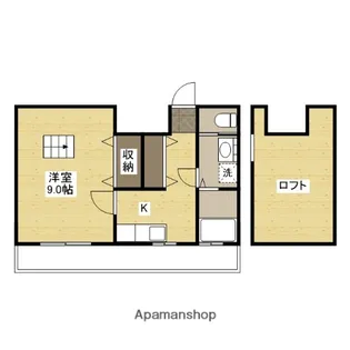 メルポート白島【7階】の間取り