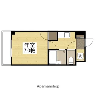 Mエスタシオン【2階】の間取り