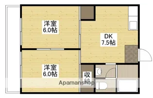 サンシャイン中央Ⅱ【2階】の間取り