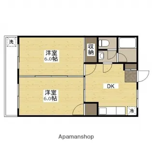 コーポ乗松【3階】の間取り