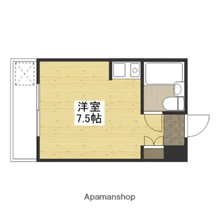 さくらビル(旧棟)【3階】の間取り