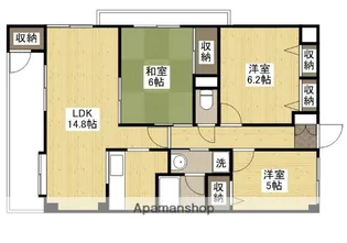 アスティオン早稲田【4階】の間取り