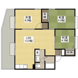 セジュールなごみ A棟【1階】の間取り