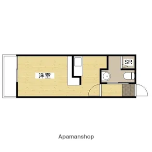 ヤマシタ6ビル【202号室】の間取り