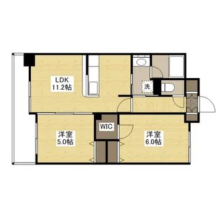 ダイアパレス宝町弐番館【11階】の間取り