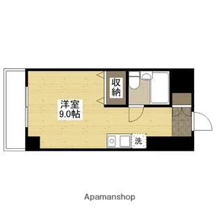 椢原ビル【3階】の間取り