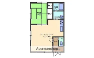 友国アパート【1階】の間取り