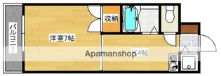 カサデソル己斐【3階】の間取り