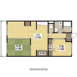 メゾン荒木【4階】の間取り