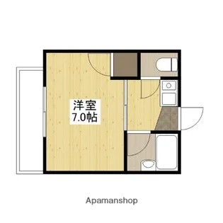サバービア山根【1階】の間取り