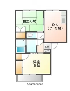 サンシャインT【2階】の間取り
