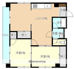 春山ビル【2階】の間取り