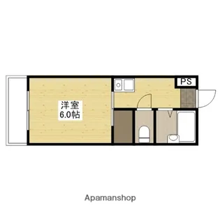 コーポサンライズ【2階】の間取り