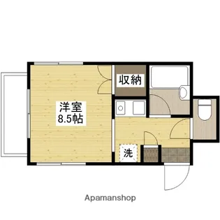 冨田ビル2ND【3階】の間取り