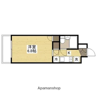 クルーズマンション【502号室】の間取り