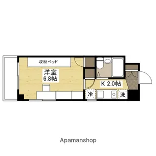 クルーズマンション【501号室】の間取り