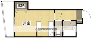 リバーフォレスト河原町(旧 第2リヴィエール香川)【6階】の間取り