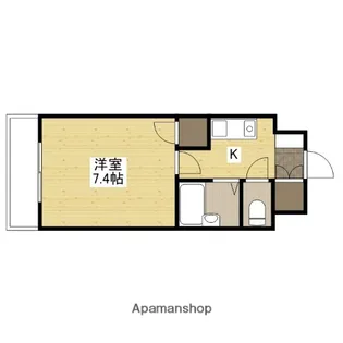 ソレーユ西山【4階】の間取り