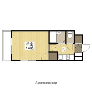 ソレーユ西山【2階】の間取り