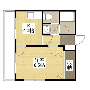 セジュール観音【2階】の間取り
