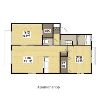 メゾン・ガーデン【2階】の間取り