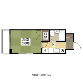 ピアーチェ住吉【6階】の間取り