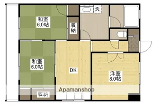 日興マンション A棟【1階】の間取り