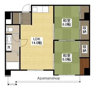 NIKKEI 南竹屋 Ⅰ【4階】の間取り