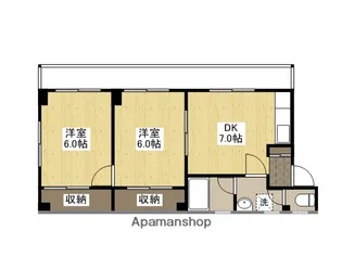 ウェルヒル住吉町【2階】の間取り