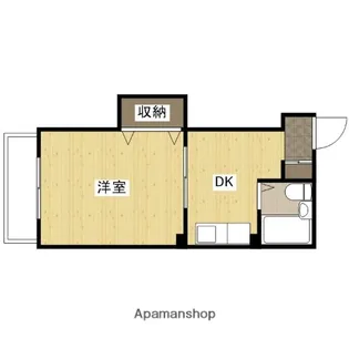 グリーンハウス河原町【3階】の間取り