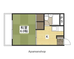 コートハウス坪井【1階】の間取り