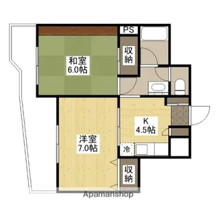 第2森川ビル【4階】の間取り