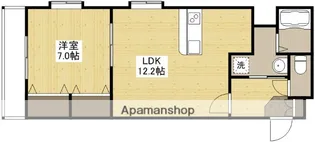 ベリーノ竹屋町【5階】の間取り