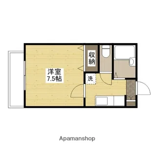 ディアス中央B棟【2階】の間取り