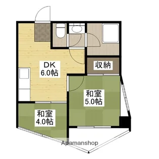 東白ビル【3階】の間取り