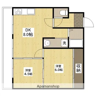 第三松本マンション【302号室】の間取り