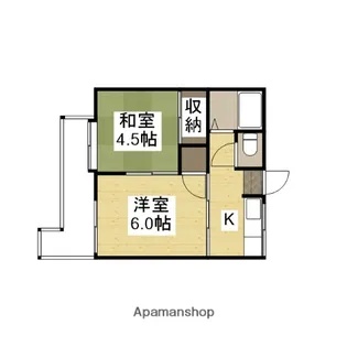 藤井ビル【4階】の間取り