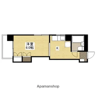 スタープラザ横川【501号室】の間取り