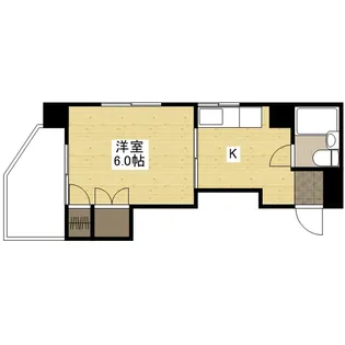 スタープラザ横川【207号室】の間取り