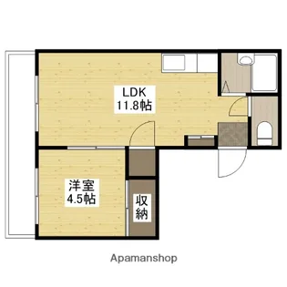 三篠カワミビル【7階】の間取り