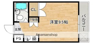 ウエストコート【1階】の間取り